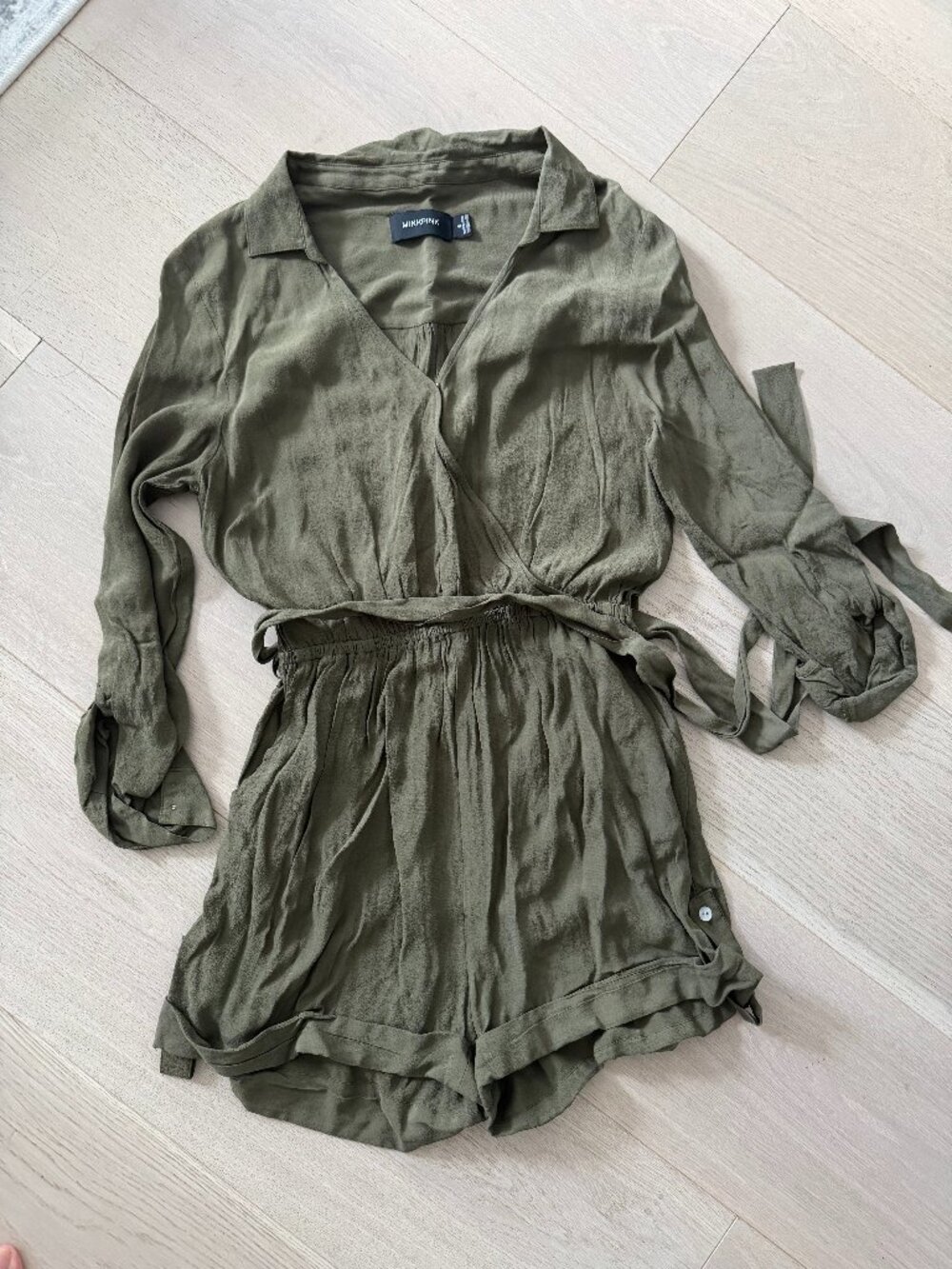 MinkPink Green Romper